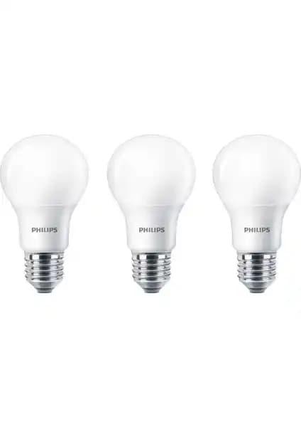 Philips Essential LED 8W – 60W E27 Sarı Işık LED Ampul ile Enerji Tasarrufu ve Uzun Ömür