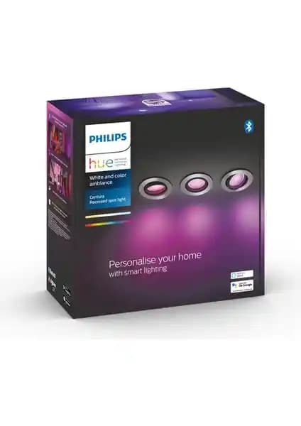 Philips Hue Centura Akıllı Gömme Spot: Modern İç Mekan Aydınlatma Çözümü