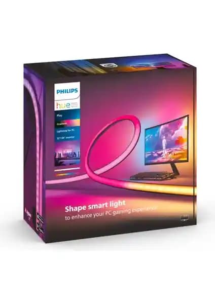 Philips Hue Gradient PC LED Şerit ile Bilgisayar ve Oda Atmosferinizi Geliştirin