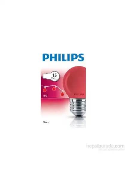 Philips Party 15W E27 Kırmızı Ampul ile Etkinlikler İçin Ayarlanabilir Aydınlatma Çözümü