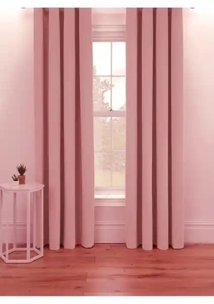 Pierre Cardin Blackout Güneşlik ve Fon Perde Pudra Rengi Modern ve Fonksiyonel Tasarım