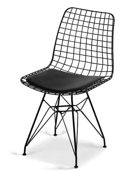 Pikare Mobilya Tel Sandalye: Modern Tasarım ve Dayanıklılık Özellikleri