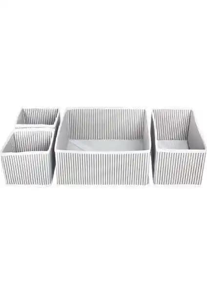 Pikas 4'lü Çekmece Düzenleyici ile Ev ve Ofis Organizasyonunda Şıklık ve Fonksiyonellik