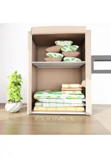 PorBig Güçlendirilmiş Çelik Profilli Yorgan Hurcu: Dayanıklı ve Estetik Saklama Çözümü