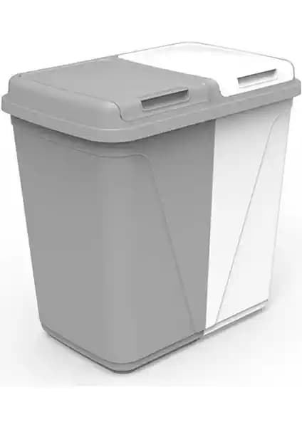 Porsima Violet Çift Gözlü Colormatik Çamaşır Sepeti: Modern ve Dayanıklı Tasarım