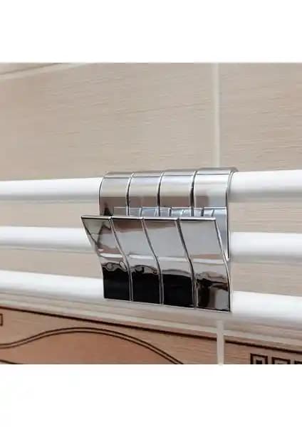 Primanova 4'lü Pratik Banyo Askısı Gri Modern Tasarım Dayanıklı ve Kullanışlı