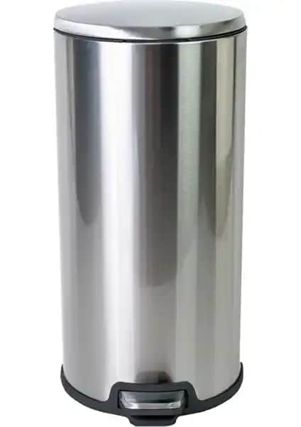 Primanova Cigo Paslanmaz Çelik Pedallı Çöp Kovası 20 Litre Modern ve Dayanıklı Tasarım