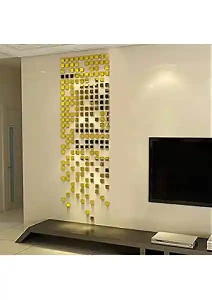 Ps Stickers Show Bazaar Dekoratif Mozaık Ayna Modern ve Şık Ev Dekorasyonu İçin Uygun