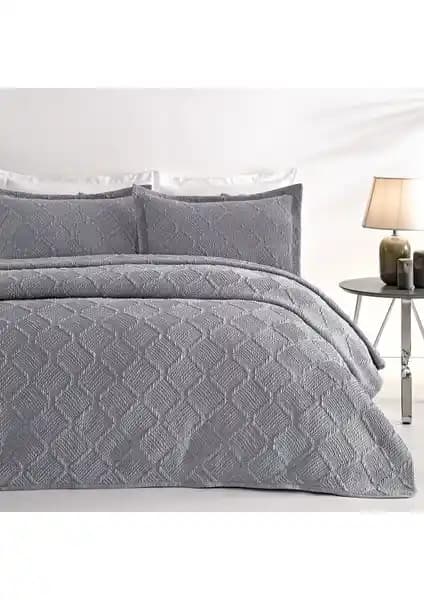 Puffy Julian Füme Çift Kişilik Yatak Örtüsü Seti Estetik ve Dayanıklı Tasarım