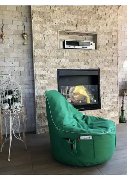 Pufumo Golf Armut Koltuk Yeşil Modern Oturma Ünitesi Estetik ve Konfor Sunar