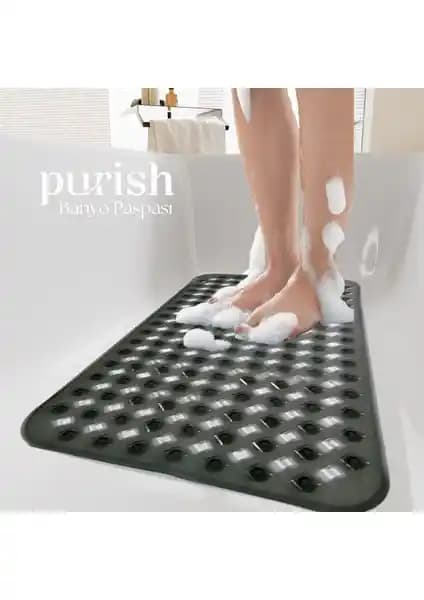 Purish Kaydırmaz Banyo Paspası Güvenli ve Konforlu Duş Deneyimi Sağlar