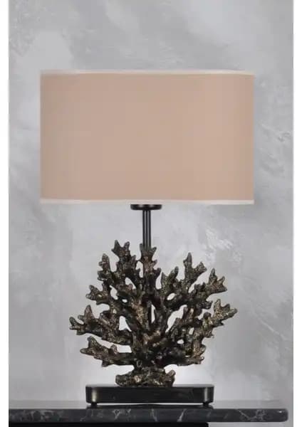 Qdec Modern Mercan Abajur İç Mekan Şıklığı ve Fonksiyonelliği Sunar