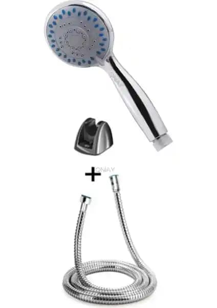 Qniay Onyon 3'lü Krom Duş Seti: Estetik ve Fonksiyonel Banyo Çözümü