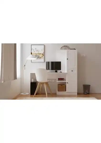 Rabi Mobilya Izel Country Çalışma Masası: Estetik ve İşlevselliğin Modern Buluşması