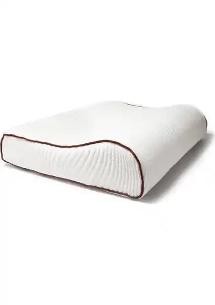 Rahatsan Şerit Kahve Boyun Destekli Visco Yastık ile Konforlu ve Sağlıklı Uyku Deneyimi