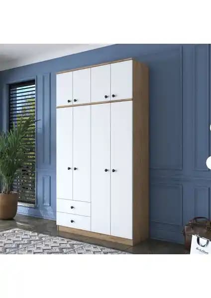 Rani BA121 Geniş Gardırop Modern Tasarım ve Yüksek Fonksiyonellik ile Ev Dekorunu Tamamlar