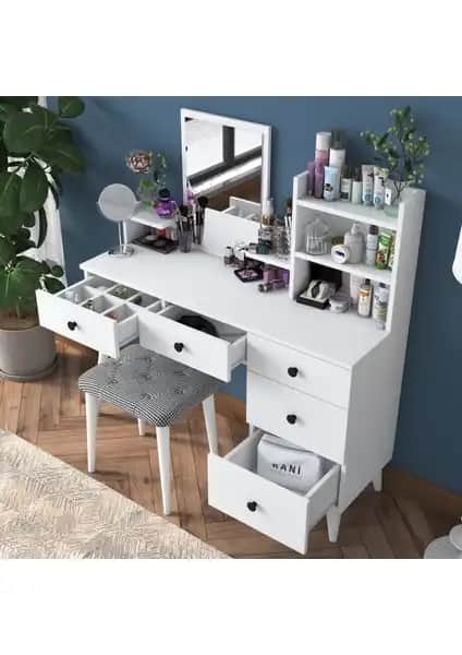 Rani BJ101 Makyaj Masası: Şık ve Fonksiyonel Modern Tasarım Mobilyası