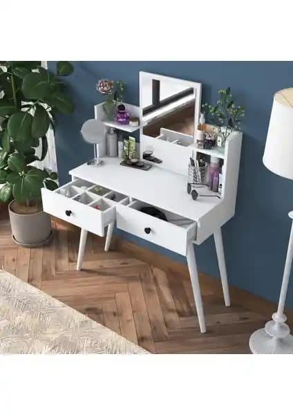 Rani BJ102 Makyaj Masası Modern Tasarım ve Fonksiyonellik Sunan Şık Mobilya Parçası