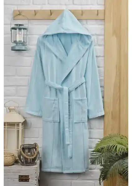 Rasersa Kadife Kapüşonlu Unisex Pamuklu Bornoz: Konfor ve Şıklık Sunan Yüksek Kalite Tasarım