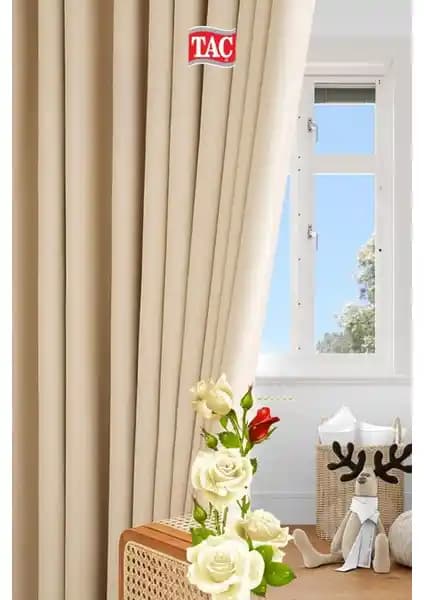 RechHome 4 Katmanlı Bej Güneşlik Perde: Modern Tasarım ve Yüksek Fonksiyonellik