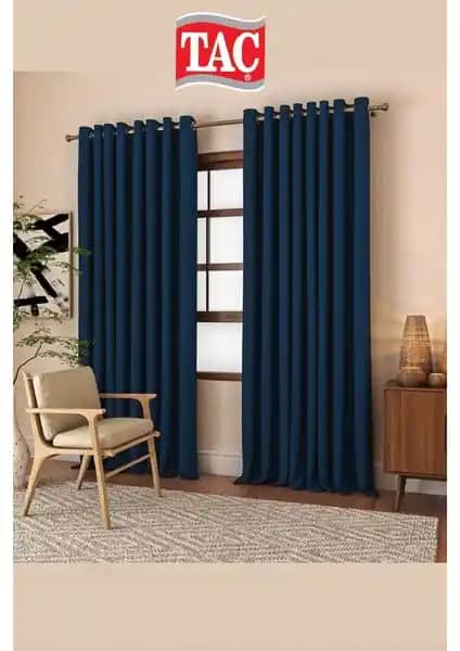 RechHome Taç Blackout Indigo: Modern Tasarımlı ve Fonksiyonel Karartma Perde Özellikleri