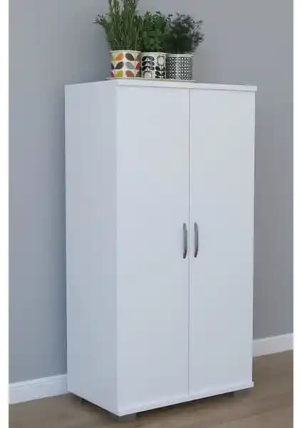 Remaks 110 cm Kapaklı Çok Amaçlı Mutfak Dolabı Beyaz, Şık ve Fonksiyonel Tasarım