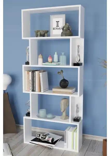 Remaks Lilly 6 Raflı Kitaplık: Modern ve Dayanıklı Depolama Çözümünüz