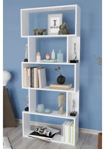 Remaks Lilly 6 Raflı Kitaplık: Modern ve Dayanıklı Depolama Çözümünüz