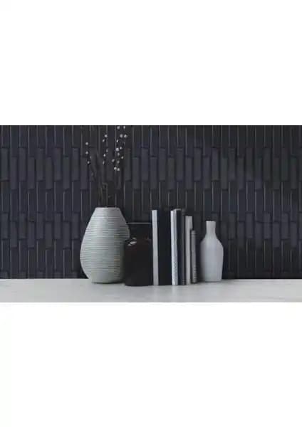 Renkli Duvarlar NW66 Siyah Opak Panel: Modern ve Fonksiyonel İç Mekan Dekorasyonu Çözümü