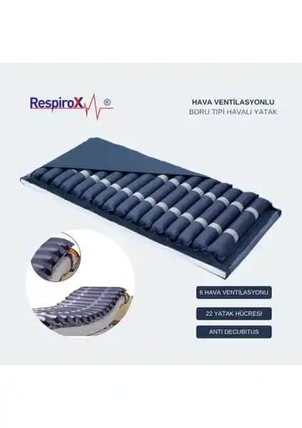 Respirox Hava Ventilasyonlu Boru Tipi Hasta Yatakları Yara Önleyici Konfor ve Güvenlik Sağlar