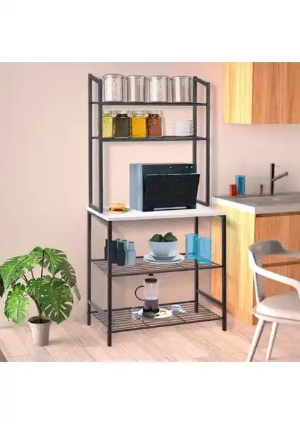 RetoDesign Beyaz Mutfak Bangosu Çok Amaçlı Raf Sisteminin Detaylı İncelemesi