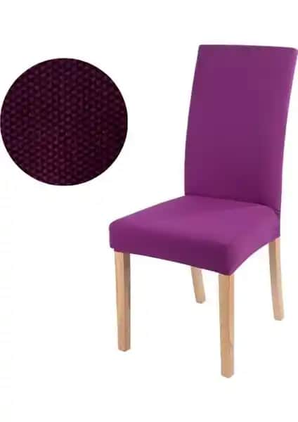 Riselerhome Balpeteği Desenli Likra Kumaşlı Sandalye Örtüsü Uzun Ömürlü ve Pratik Kullanım İçin