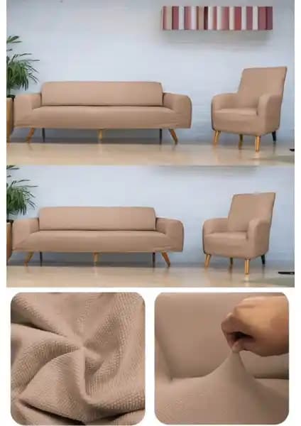 Riselerhome Lastıklı Esnek Koltuk Kanepe Kılıfı Takımı: Pratik ve Estetik Çözüm