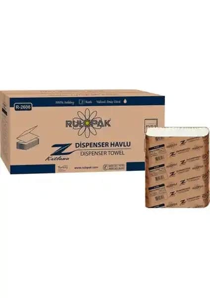 Rulopak Z Katlama Kağıt Havlu: Günlük ve Endüstriyel Temizlik İçin Dayanıklı Çift Katlı Kağıt Havlu