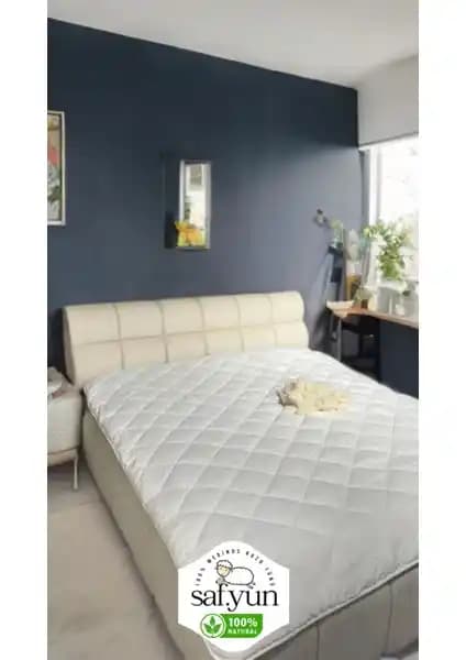 Safyün Merinos Kuzu Yünü Yorgan: Doğal ve Yüksek Kaliteli Dört Mevsim Uyku Konforu