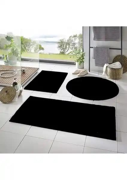 Sarar XL Büyük Boy Banyo Paspası Üçlü Takım: Şıklık ve Güvenlik Bir Arada