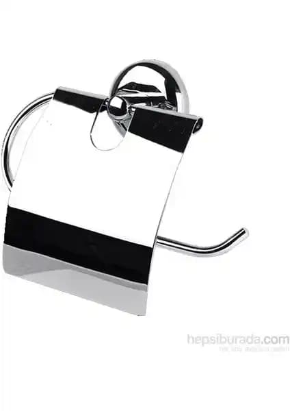 Saray Krom Kapaklı Tuvalet Kağıtlığı Nostalji: Şık ve Fonksiyonel Banyo Aksesuarı