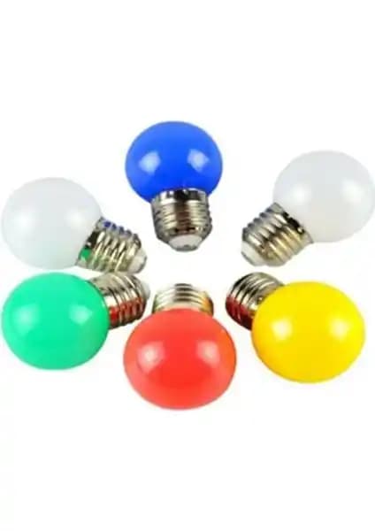 Sarı Renkli Mini LED Ampul Gece Lambası İç Mekan Dekorasyonu ve Rahatlatıcı Atmosfer