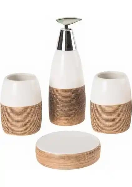 Sarsam UN 429 4'lü Banyo Seti: Estetik ve Fonksiyonelliği Bir Arada Sunan Modern Tasarım