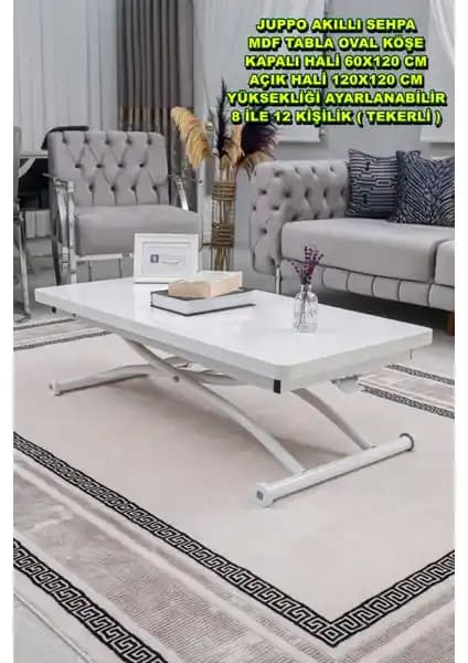 Sehpam Akıllı Sehpa Juppo: Ayarlanabilir, Çok Fonksiyonlu ve Modern Tasarım Mobilya