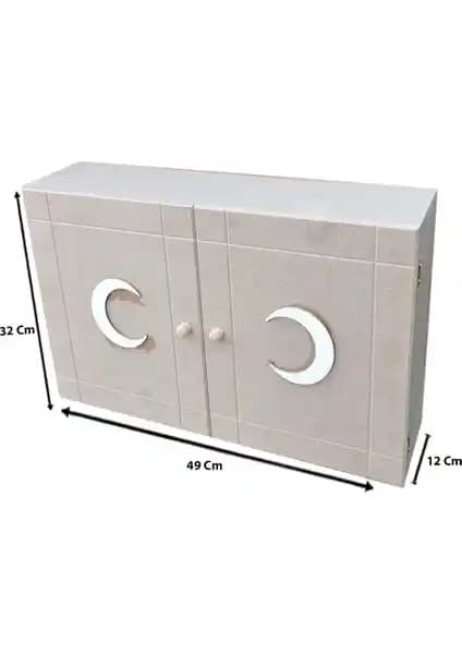 Selena Ecza Dolabı Ham MDF ile dayanıklı ve kullanışlı sağlık depolama çözümü