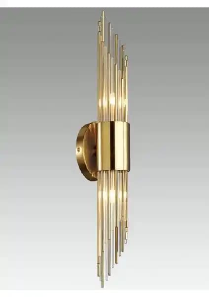 Semco LED Altın Renk Kaplamalı Angora Duvar Aplik ile Şık ve Dayanıklı İç Mekan Aydınlatması