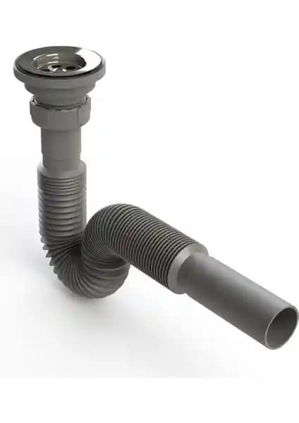 ŞENEL Metal Körüklü Lavabo Mutfak Sifonu: Dayanıklı ve Pratik Kullanım Sağlayan Tasarım