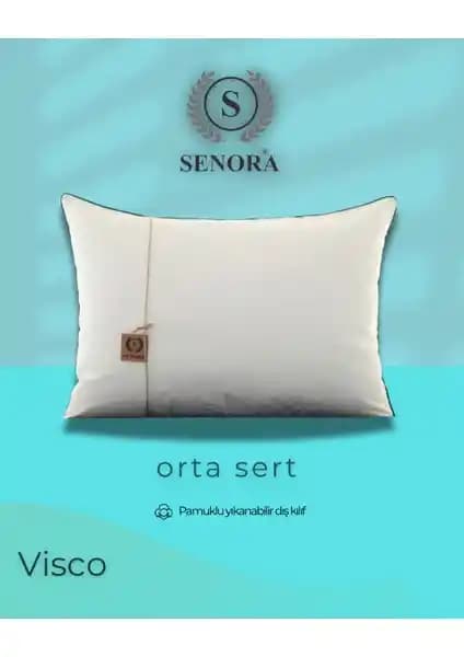 Senora Ortopedik Visko Yastık 50x70 cm orta sertlik ve yüksek destek sağlayan uyku konforu