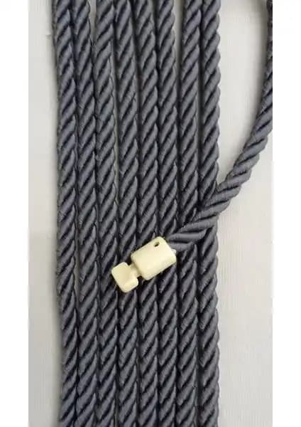 Ser Art Fon Perde Tavan Bağlama Boş Halat Antrasit Dekorasyon Aksesuarı