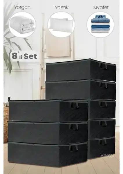 Serstil 8'li Hurç Seti Baza ve Çekyat Altı Depolama Çözümleri