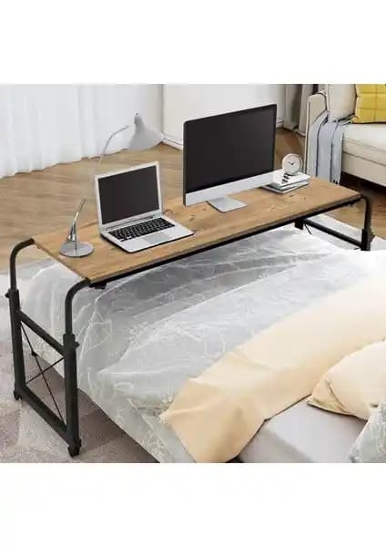 Servetavcı Genişlik ve Yükseklik Ayarlı Çift Kişilik Çalışma Masası Atlantik Çam