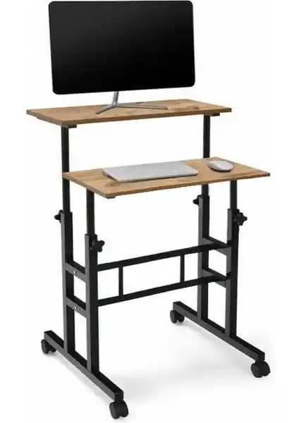 Servetavcı Yükseklik Ayarlı Çam Malzemeden Modern ve Ergonomik Çalışma Masası