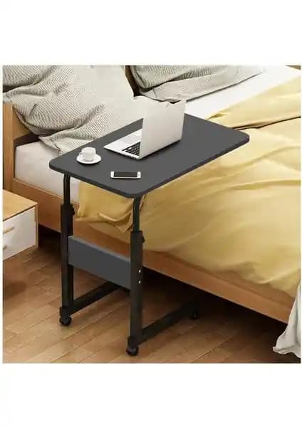 Servetavcı Yükseklik Ayarlı Laptop ve Servis Sehpası Antrasit Sabit Kullanım İçin Uygun