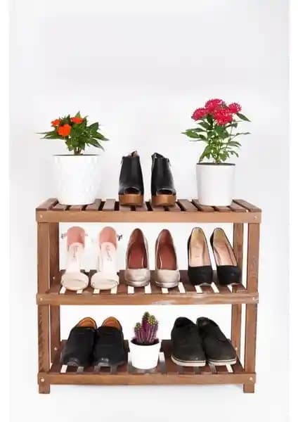 Severale El Yapımı Ahşap Ayakkabılık: Klasik Tasarım ve Doğal Malzeme Özellikleri